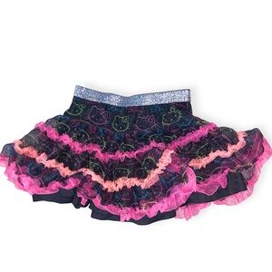 NWT Girls Glitter Hello Kitty Tutu Sanrio Kids Skirt